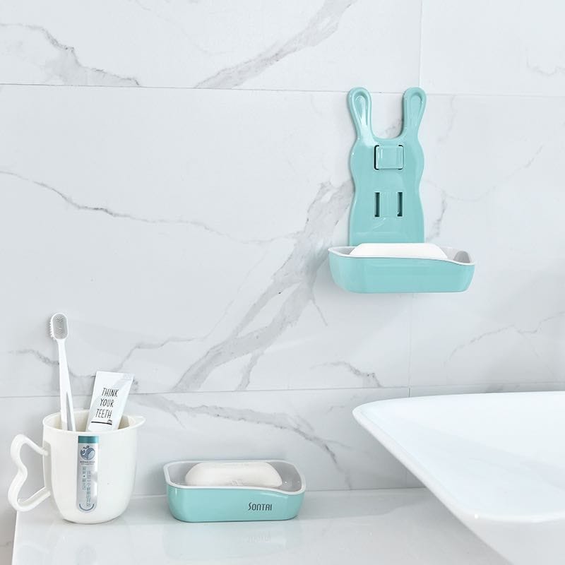 Unique Heavy Plastic 2 In 1 Soap Holder