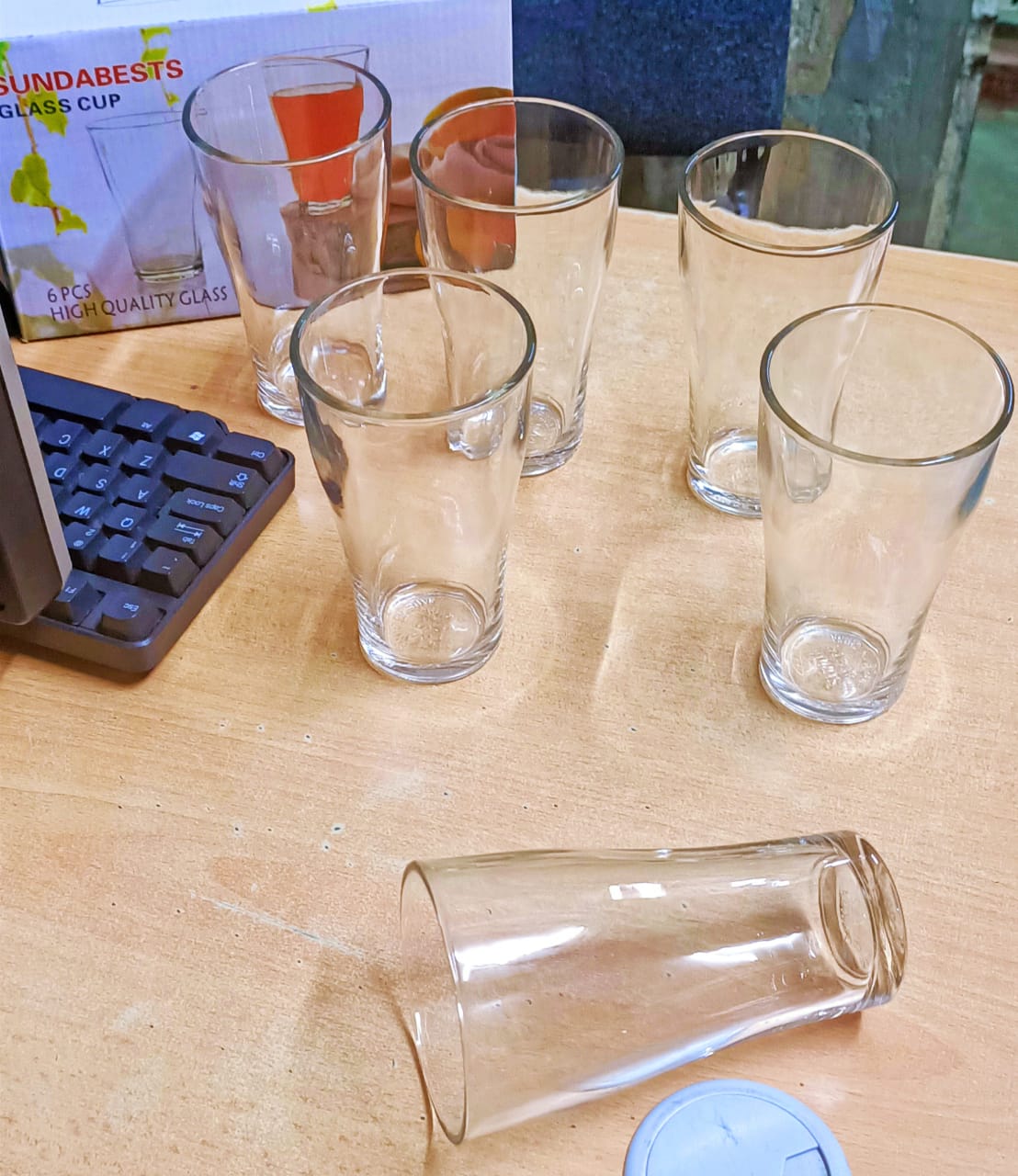 Classy Vuvuzela juice Kitchen glasses .