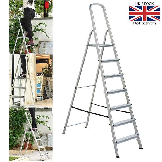 7 steps aluminium adjustable lander