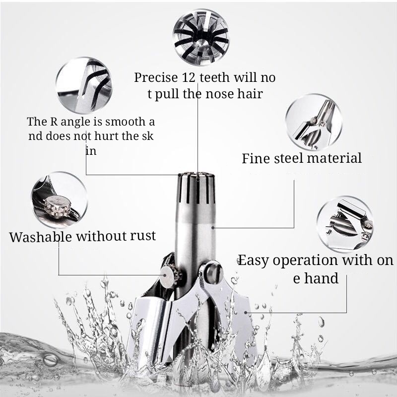 Nose hair trimmer Manual nose hair trimmer Removal Trimmer Shaver Cleaner Remover Tool
