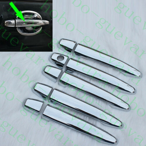 For Toyota Land Cruiser Prado LC120 2003-2009 Car ABS DOOR HANDLE Cover Decoration Silvery