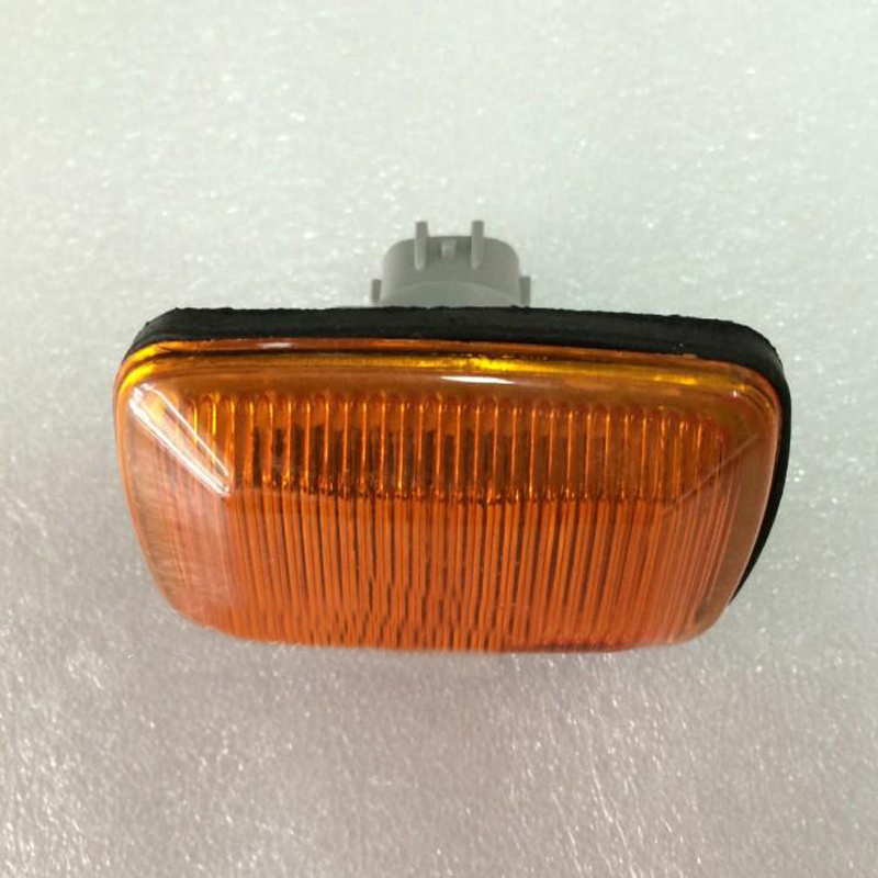 For Toyota Prado LC90 1996-2002 Car Left Right Side Leaf Plate Lamp Yellow Cover Trim