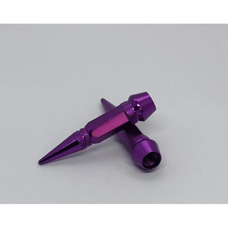 4pcs Aluminum Car Truck Motocycle Bike Wheel Stem Tyre Tire Wheel Stem Spike Air Valve Dust Cap Cover Car Accessories Green Blue Gold Silver Purple