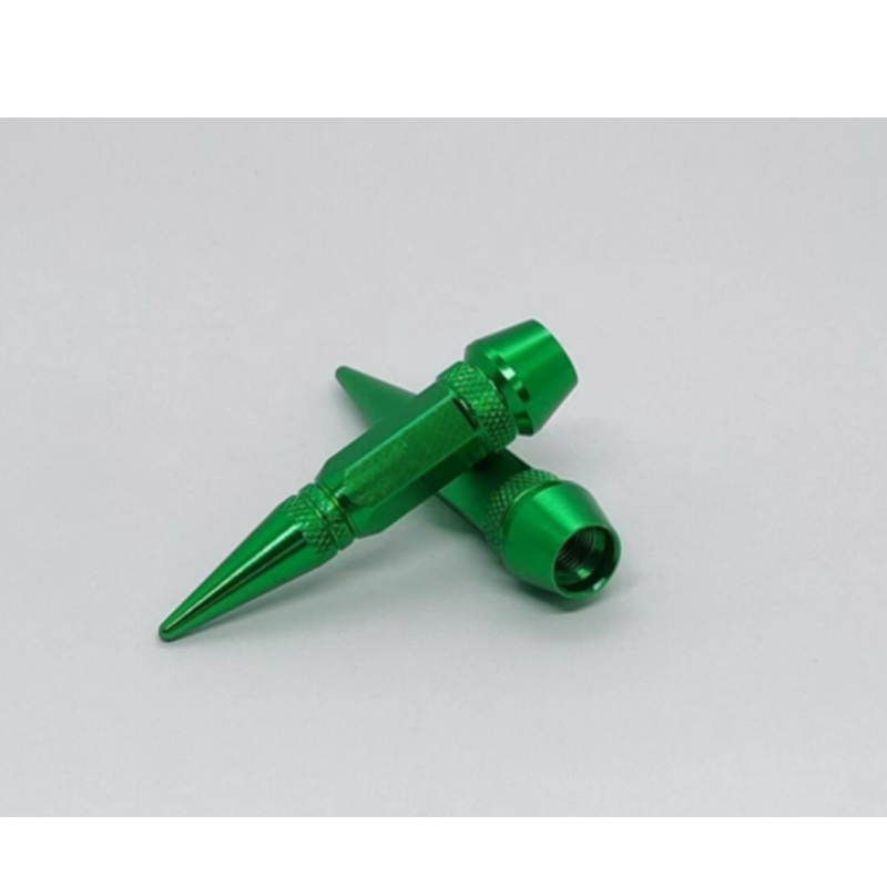 4pcs Aluminum Car Truck Motocycle Bike Wheel Stem Tyre Tire Wheel Stem Spike Air Valve Dust Cap Cover Car Accessories Green Blue Gold Silver Purple