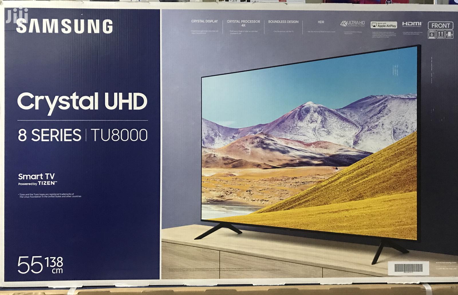 Samsung 55BU8000 55'' Smart Crystal UHD 4K LED TV - Black