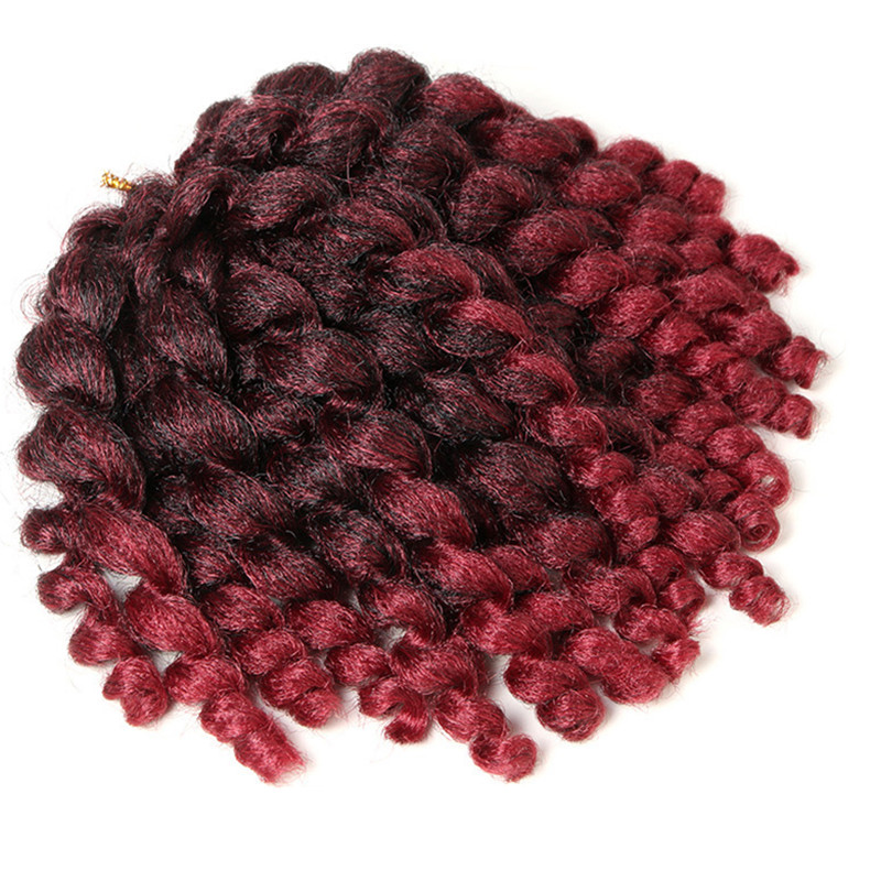 Jumpy Wand Curl  8&quot; 22 strands Jamaican Bounce Synthetic Braiding Hair Extension Crochet Braid Hair
