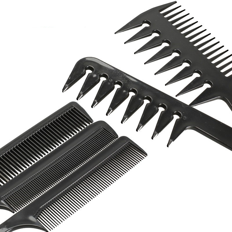 Hair Brushes Set Anti-Static Hairdressing   Washing Brush Heat Resistance Fine Tooth Tail Comb 10Pcs