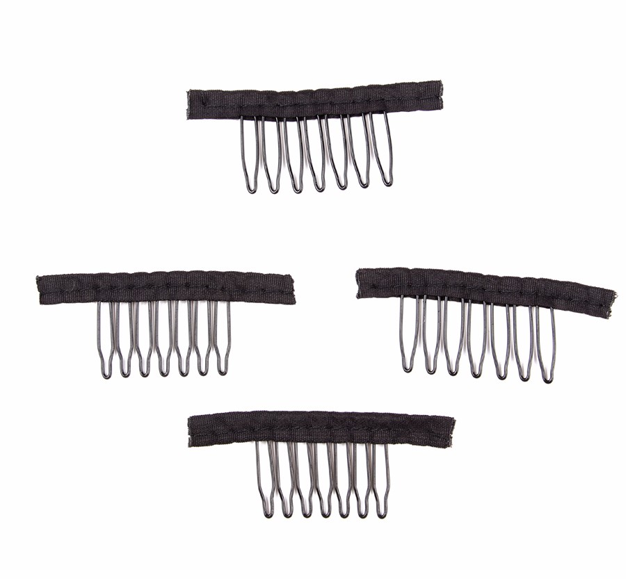 ood Quality Back wig Comb for Making Wigs For Clip in Human Hair Extensions 7-Teeth Hair Extension