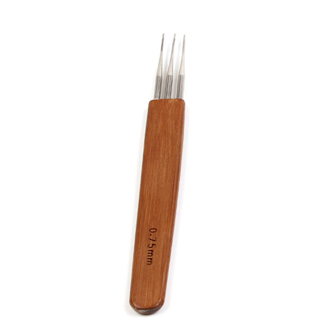 Crochet Hook For Dreadlocks Wig Needle 1/2/3 Hook Needle Hair Extension Tool Braider  Bamboo Needle