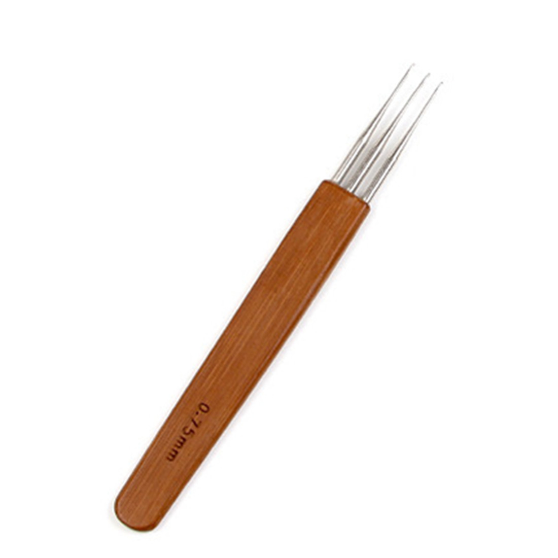 Crochet Hook For Dreadlocks Wig Needle 1/2/3 Hook Needle Hair Extension Tool Braider  Bamboo Needle