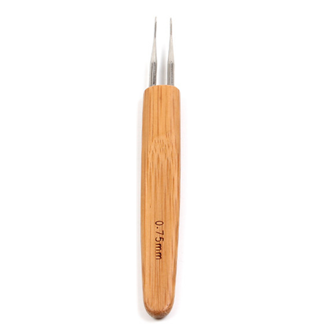 Crochet Hook For Dreadlocks Wig Needle 1/2/3 Hook Needle Hair Extension Tool Braider  Bamboo Needle