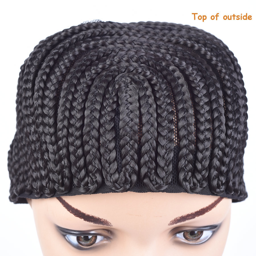 Crochet Wig Cap Easy Sew In Cornrow Wig Cap For Making Wigs Stretching Super Cornrow Cap Black