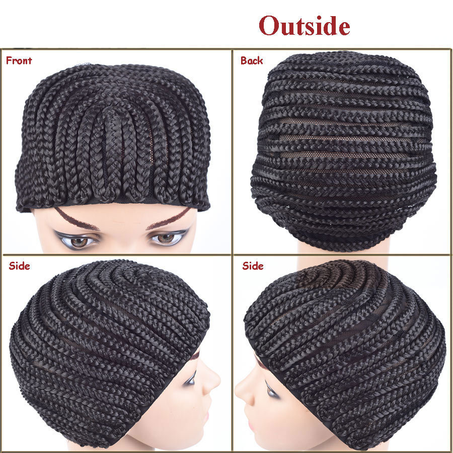 Crochet Wig Cap Easy Sew In Cornrow Wig Cap For Making Wigs Stretching Super Cornrow Cap Black