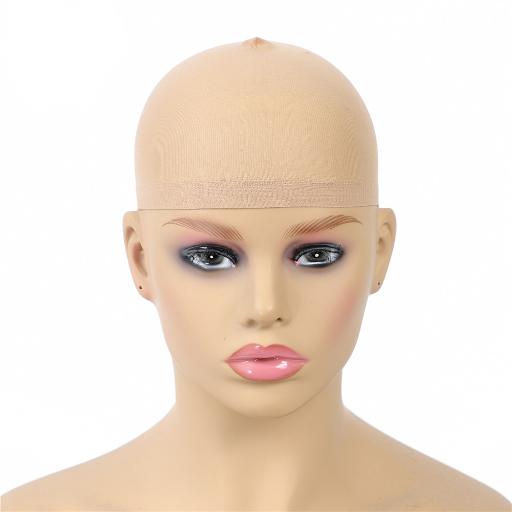 2Pcs/Pack Hair Weaving Hair Net Elasticity Stocking Caps For Making Wigs Polyester Liner Hair Cap
