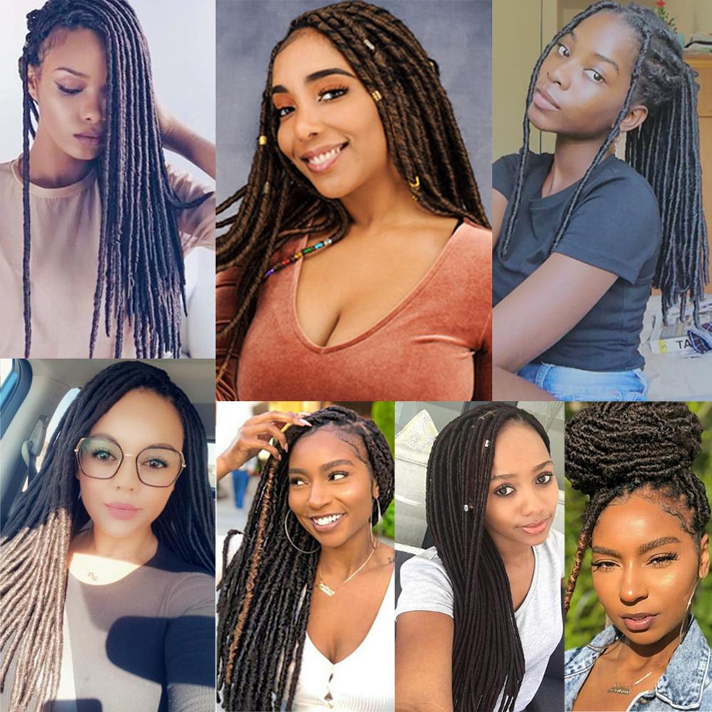 Faux Locs Crochet Hair 14 Inch Soft Dreadlocks Hair Extensions For  Synthetic Hair Crochet Braiding