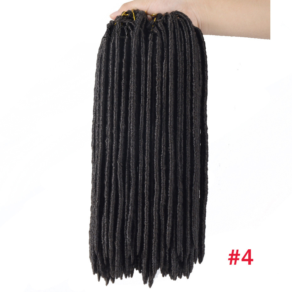 Faux Locs Crochet Hair 14 Inch Soft Dreadlocks Hair Extensions For  Synthetic Hair Crochet Braiding