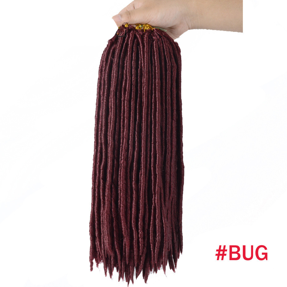 Faux Locs Crochet Hair 14 Inch Soft Dreadlocks Hair Extensions For  Synthetic Hair Crochet Braiding
