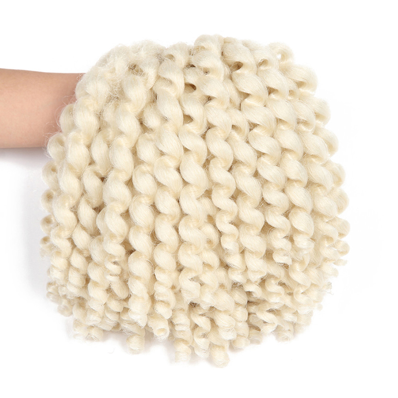 Jumpy Wand Curl  8&quot; 22 strands Jamaican Bounce Synthetic Braiding Hair Extension Crochet Braid Hair