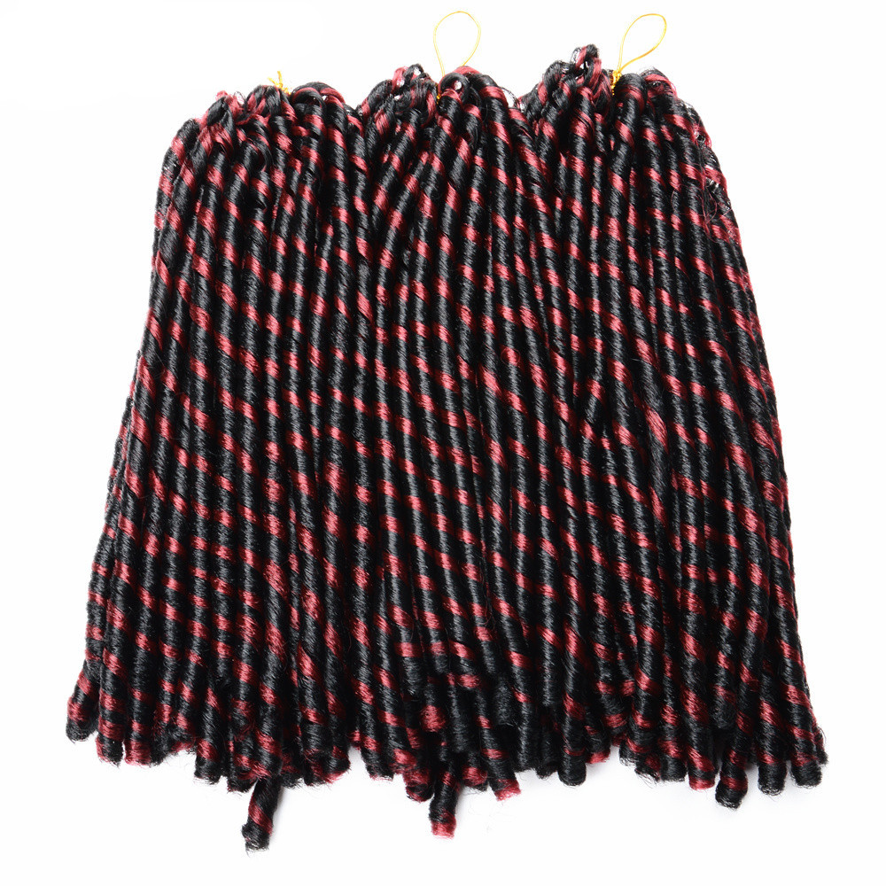 Soft Dreadlocks Crochet Braids 14 inches Synthetic Braiding Hair 30 Roots Crochet Hair Extensions