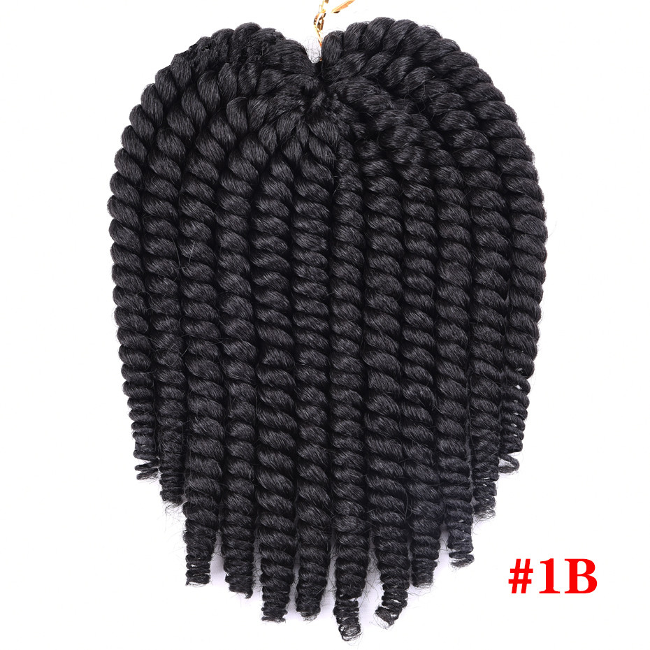 Havana Mambo Twist Crochet Hair Crochet  Synthetic Hair Extension For Braids Ombre Braiding Hair