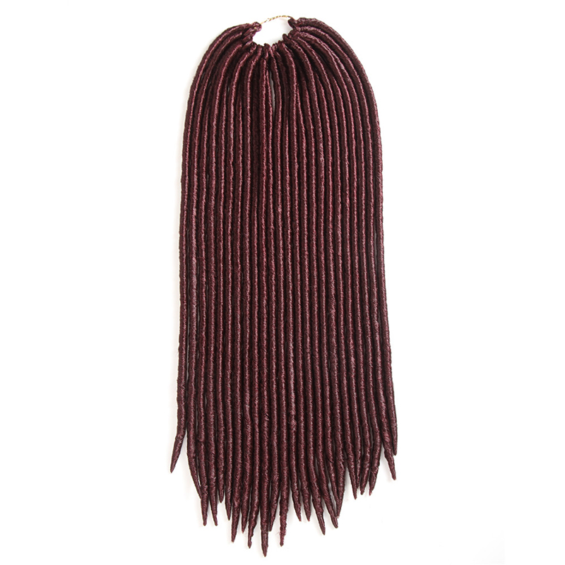 Faux Locs Crochet Hair Braiding Hair Extensions Soft Dreadlocks Crotchet Braids Synthetic Hair