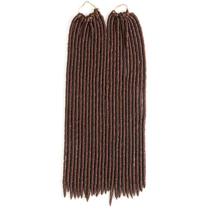 Faux Locs Crochet Hair Braiding Hair Extensions Soft Dreadlocks Crotchet Braids Synthetic Hair