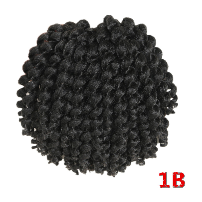 Ombre Jumpy Wand Crochet Braids Jamaican Bounce Curl Crochet Hair Synthetic Braiding Hair Extensions