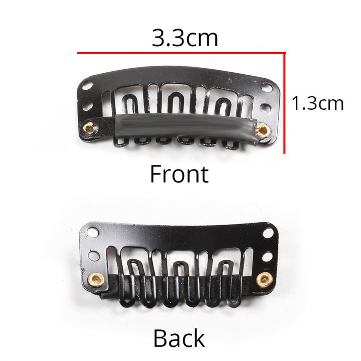 Clip In Hair Extension Wig Clips For Human Hair Bangs Snap Hair Clips For  Metal Comb For Closure