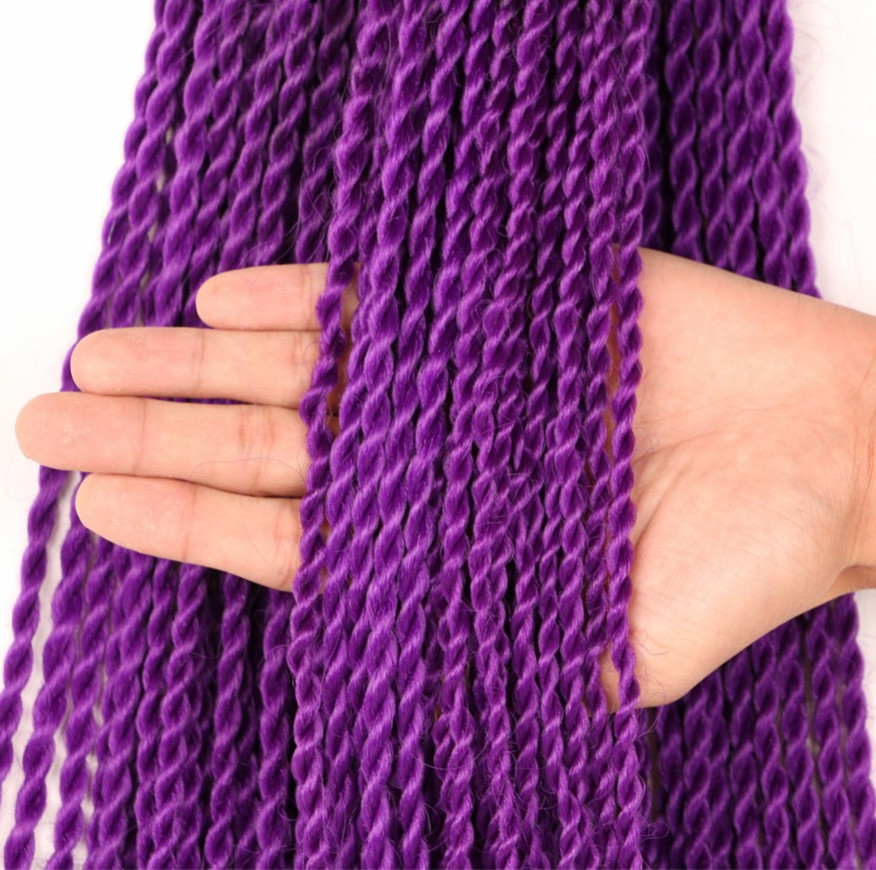30Roots Ombre Braiding Hair Senegalese Twist Hair Extensions Synthetic Grey  Colors Crochet Braids