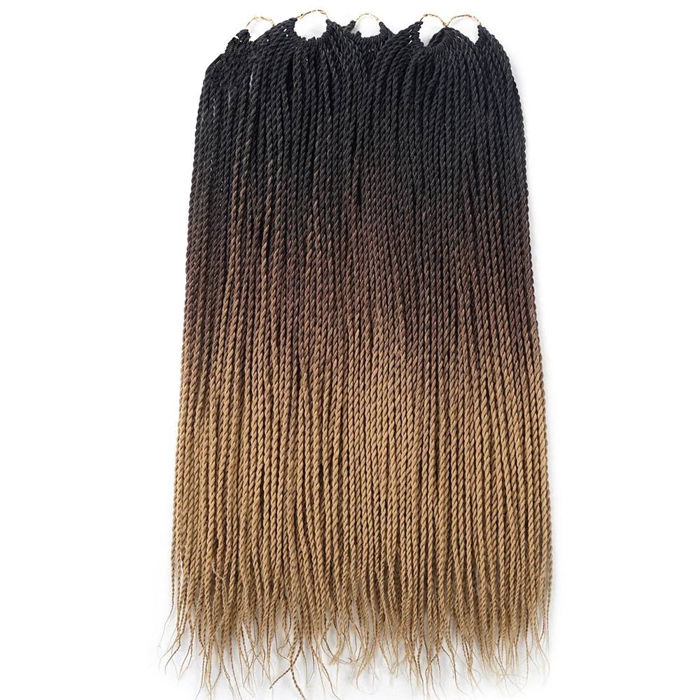 30Roots Ombre Braiding Hair Senegalese Twist Hair Extensions Synthetic Grey  Colors Crochet Braids