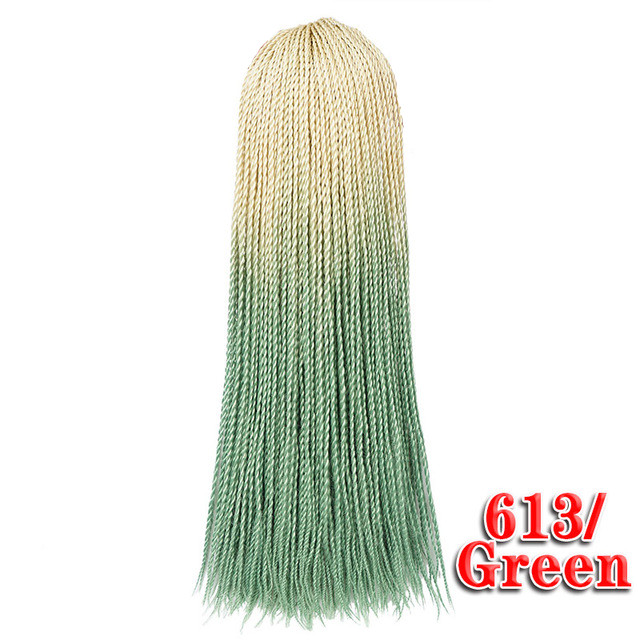 30Roots Ombre Braiding Hair Senegalese Twist Hair Extensions Synthetic Grey  Colors Crochet Braids