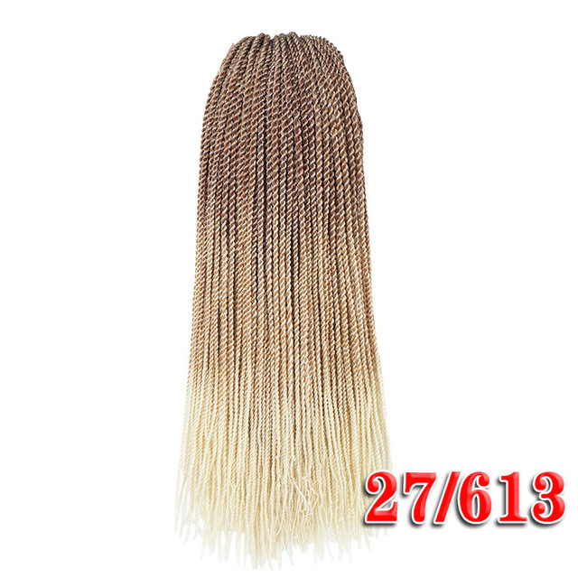 30Roots Ombre Braiding Hair Senegalese Twist Hair Extensions Synthetic Grey  Colors Crochet Braids