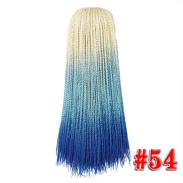 30Roots Ombre Braiding Hair Senegalese Twist Hair Extensions Synthetic Grey  Colors Crochet Braids