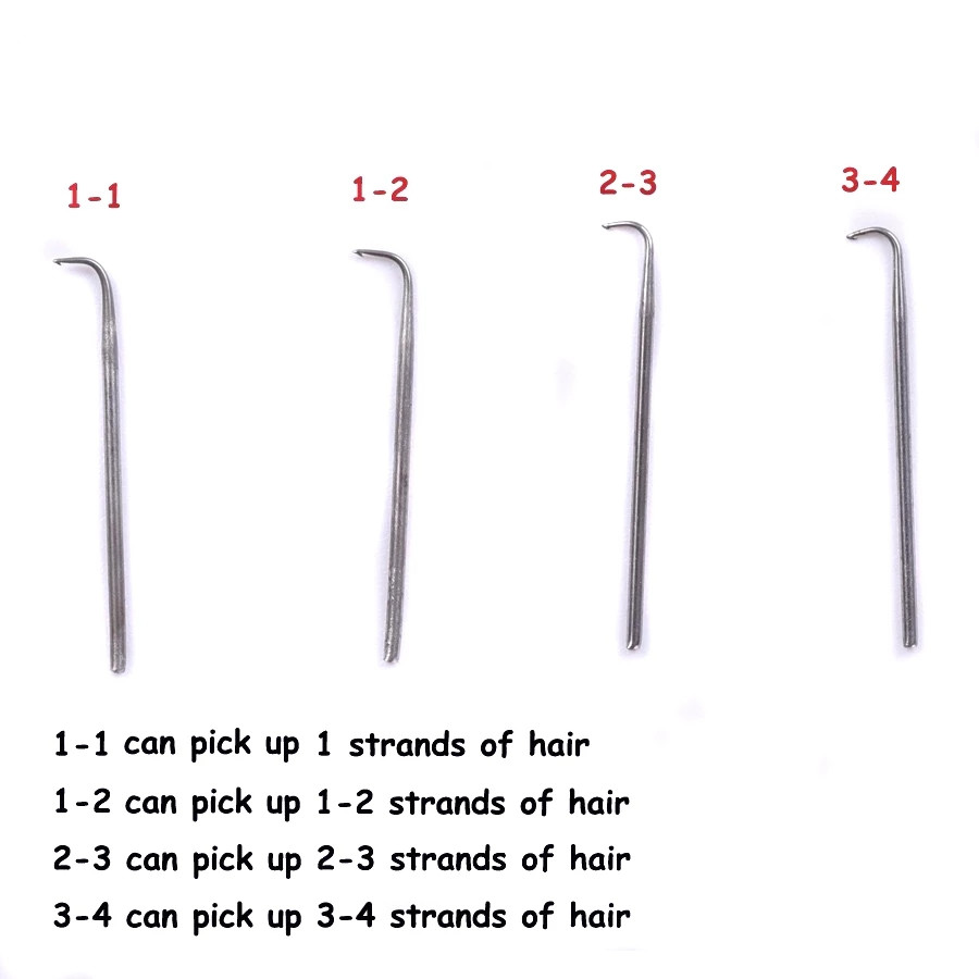Ventilating Needle For Making Lace Frontal Golden Professional Lace Wig Needles With Copper Handle
