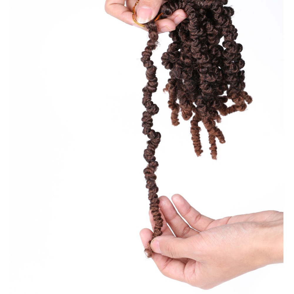 Pre-twisted Spring Twist Hair Pre-Twisted Passion Crochet Braids Short Curly Bomb Spring Twist Hair