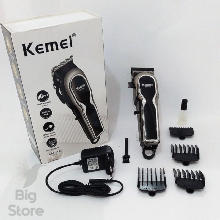 KEMEI RECHARGEABLE Electric Barber Hair Clipper and Shaving Machine Kinyozi