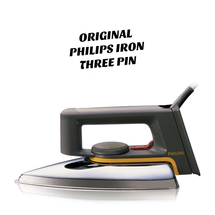 Philips Dry Iron box 1000W Nonstick soleplate