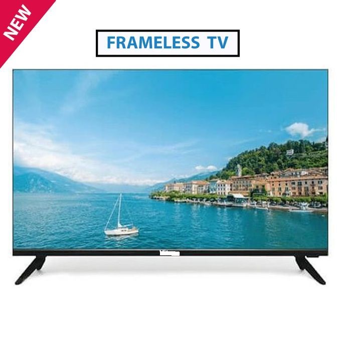 Vitron 32" Inch TELEVISION HTC3218 HD LED Digital FRAMELESS TV WITH INBUILT DECODER FOR LOCAL CHANNELS 2*USB 3*HDMI PORTS plus A FREE AERIAL+BRACKET+EXTENSION