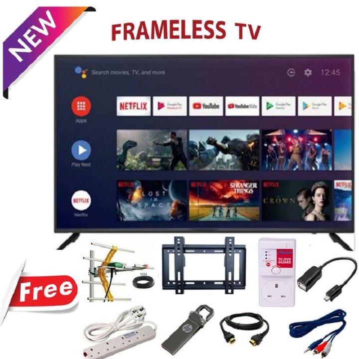 Hisense 32" inch VIDAA OS Full HD FRAMELESS Smart  TV Inbuilt WIFI  Dobly Audio Inbuilt Decoder Wide Color Enhancer 24 Months Warranty + 8 Free Gifts