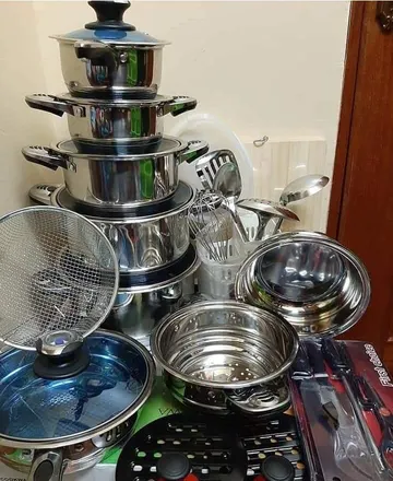 Marwa German Quality 30pcs Stainless Heavy Duty Cookware Set Pots Sufurias  @ Best Price Online