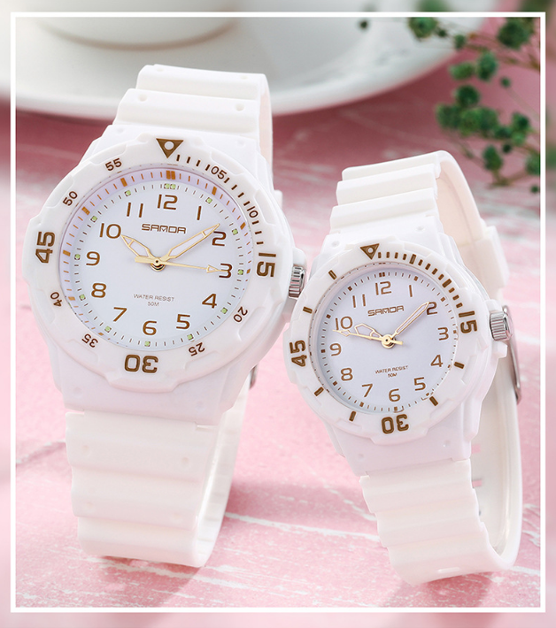 SANDA brand waterproof 30M fashion trend with men&apos;s and women&apos;s watches, lovers&apos; watches