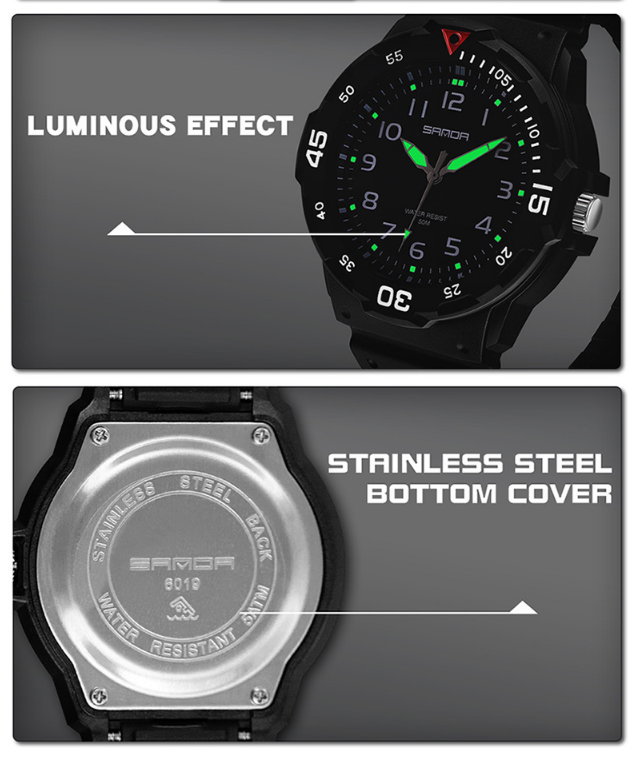 SANDA brand waterproof 30M fashion trend with men&apos;s and women&apos;s watches, lovers&apos; watches