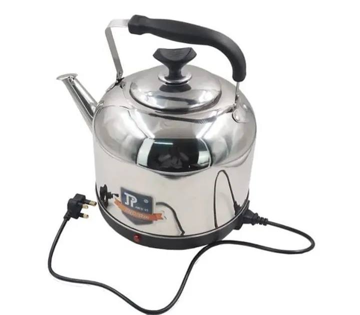 Jamespot 7.5L Steel Electric Kettle Kitchen Dining Appliances Liquid Heater Silver as Pictured