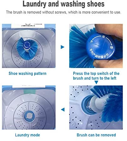 Portable Mini washing machine 6.5kg Large capacity Wash shoes  Portable washer and dryer  machine