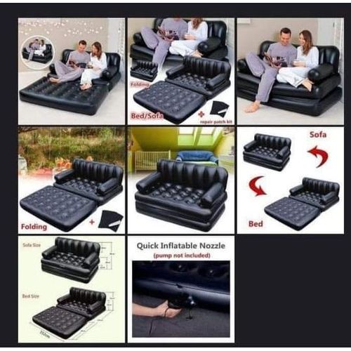 5in1 Inflatable Multifunction sofa-bed  Comes with a free electric pump