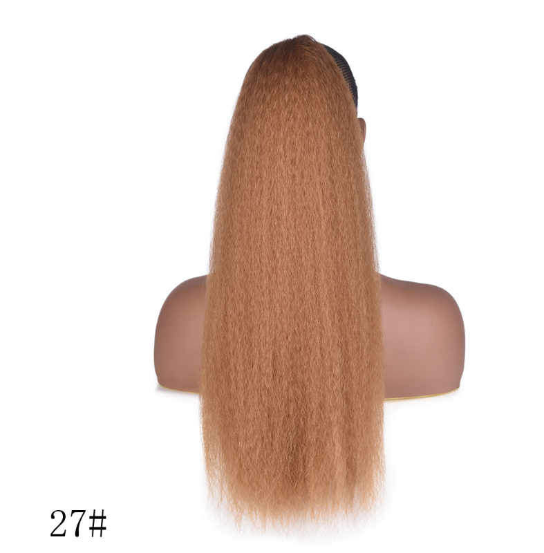 Wig ponytail Long curly ponytail YAKI Fluffy Afro Wig Ponytail African Horsetail