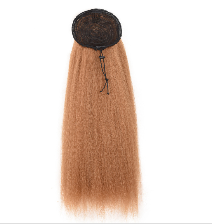 Wig ponytail Long curly ponytail YAKI Fluffy Afro Wig Ponytail African Horsetail