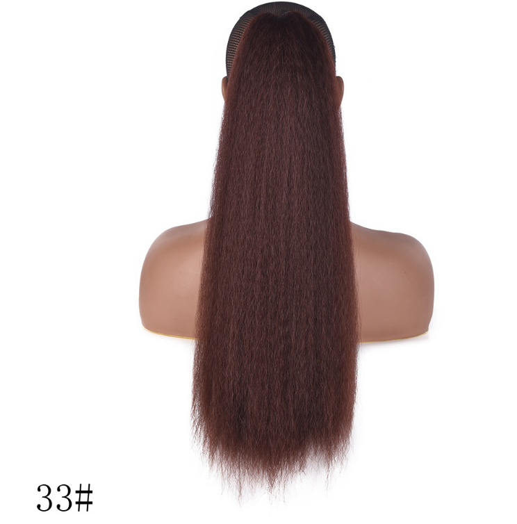 Wig ponytail Long curly ponytail YAKI Fluffy Afro Wig Ponytail African Horsetail