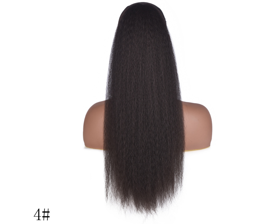 Wig ponytail Long curly ponytail YAKI Fluffy Afro Wig Ponytail African Horsetail