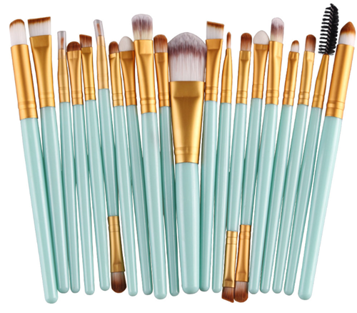 20pcs/set makeup brush powder/eye shadow/foundation/concealer brush makeup tool set
